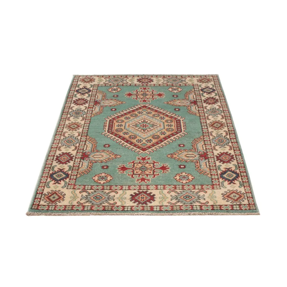 Ziegler Teppe - Kazak - 123 x 82 cm - turkis