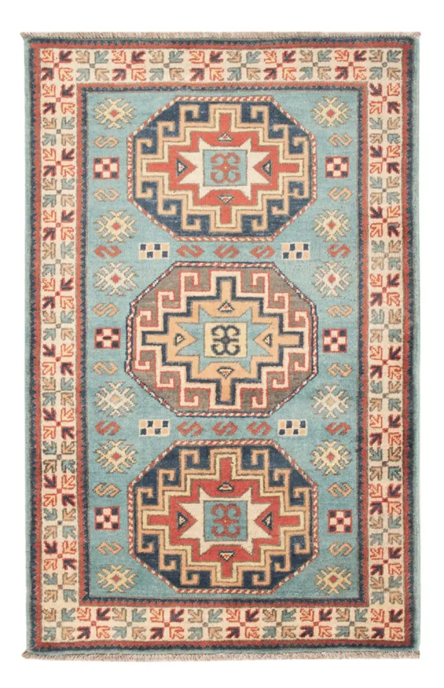 Ziegler Teppe - Kazak - 124 x 78 cm - lyseblå
