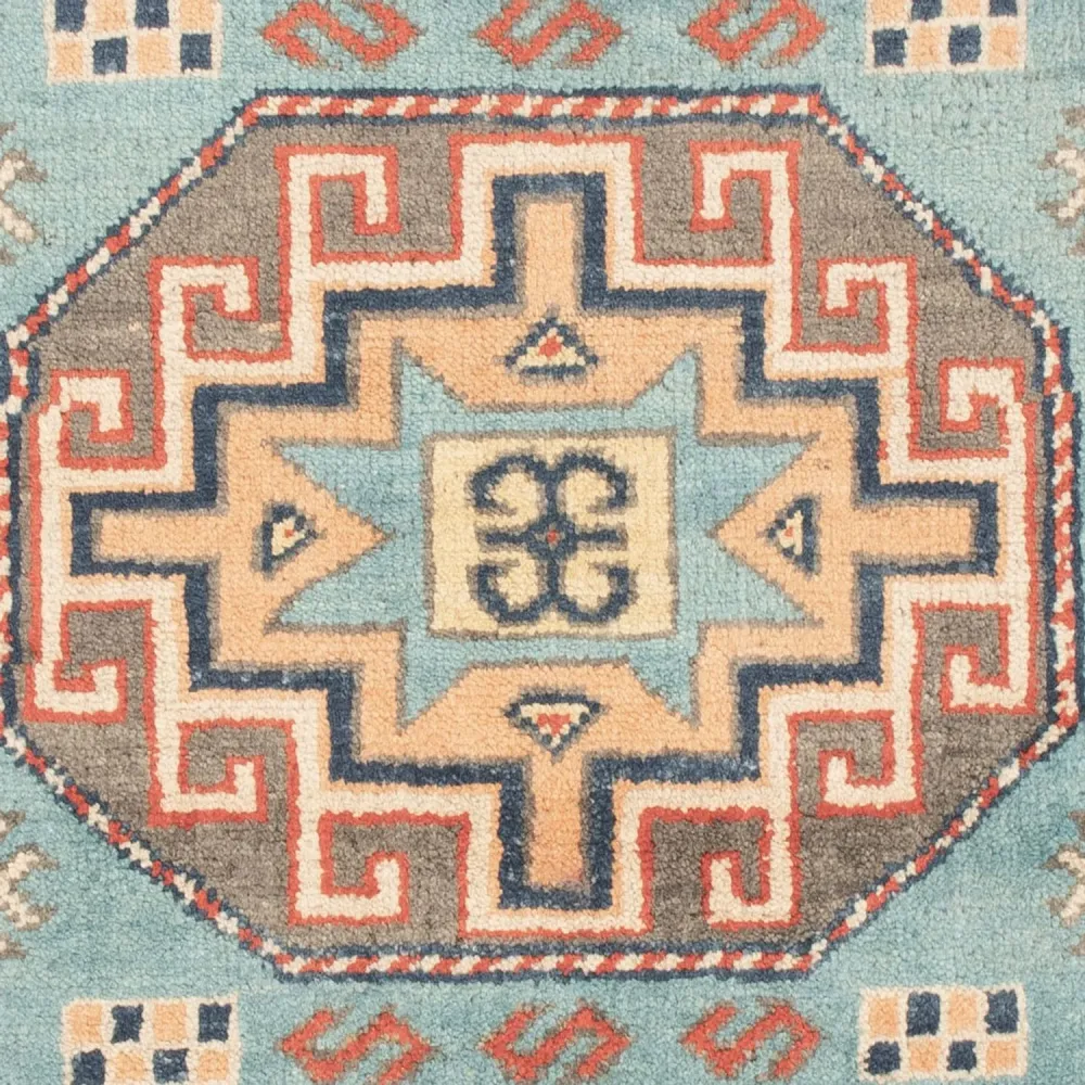 Ziegler Teppe - Kazak - 124 x 78 cm - lyseblå