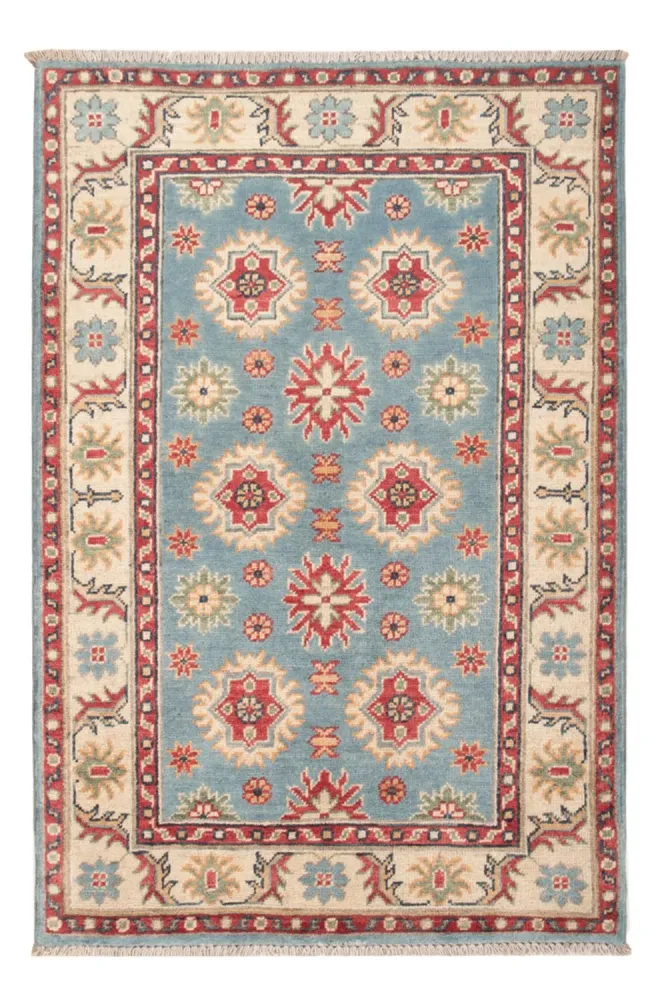 Ziegler Teppe - Kazak - 124 x 81 cm - lyseblå
