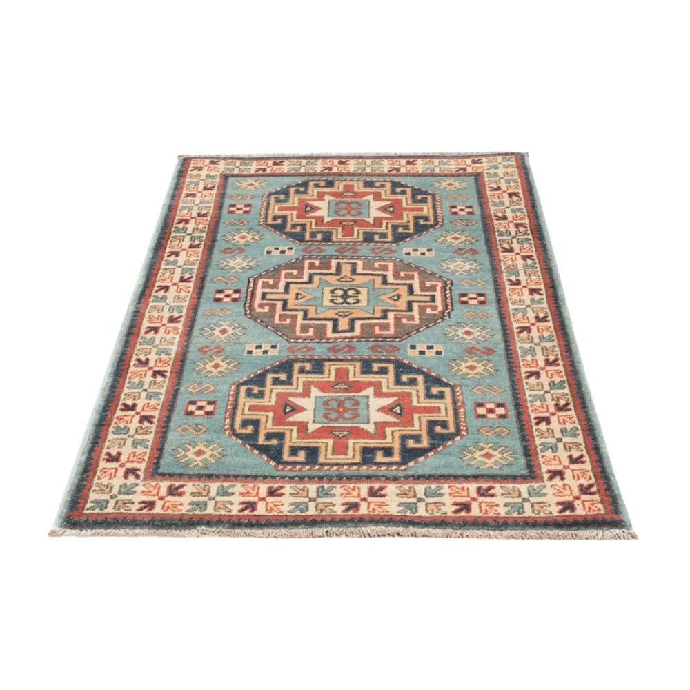 Ziegler Teppe - Kazak - 124 x 78 cm - lyseblå