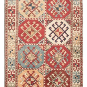 Ziegler Teppe - Kazak - 126 x 82 cm - flerfarget