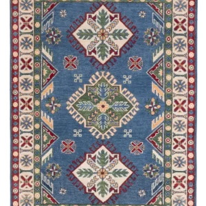 Ziegler Teppe - Kazak - 142 x 101 cm - blå
