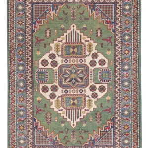 Ziegler Teppe - Kazak - 144 x 101 cm - grønn