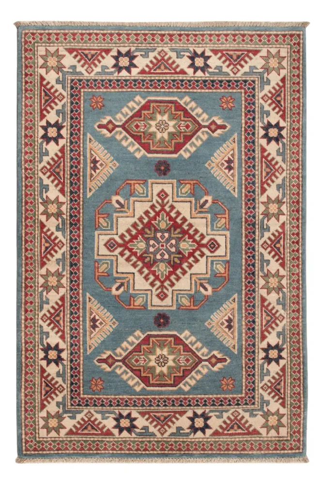 Ziegler Teppe - Kazak - 146 x 96 cm - lyseblå