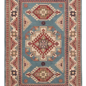 Ziegler Teppe - Kazak - 146 x 96 cm - lyseblå