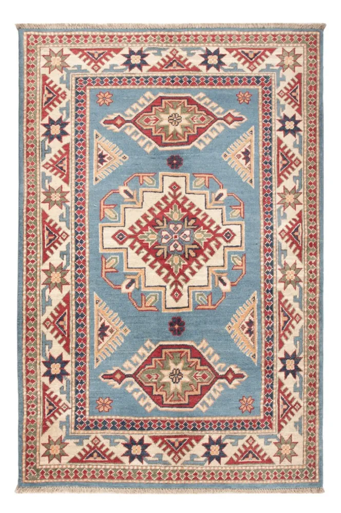 Ziegler Teppe - Kazak - 147 x 100 cm - lyseblå
