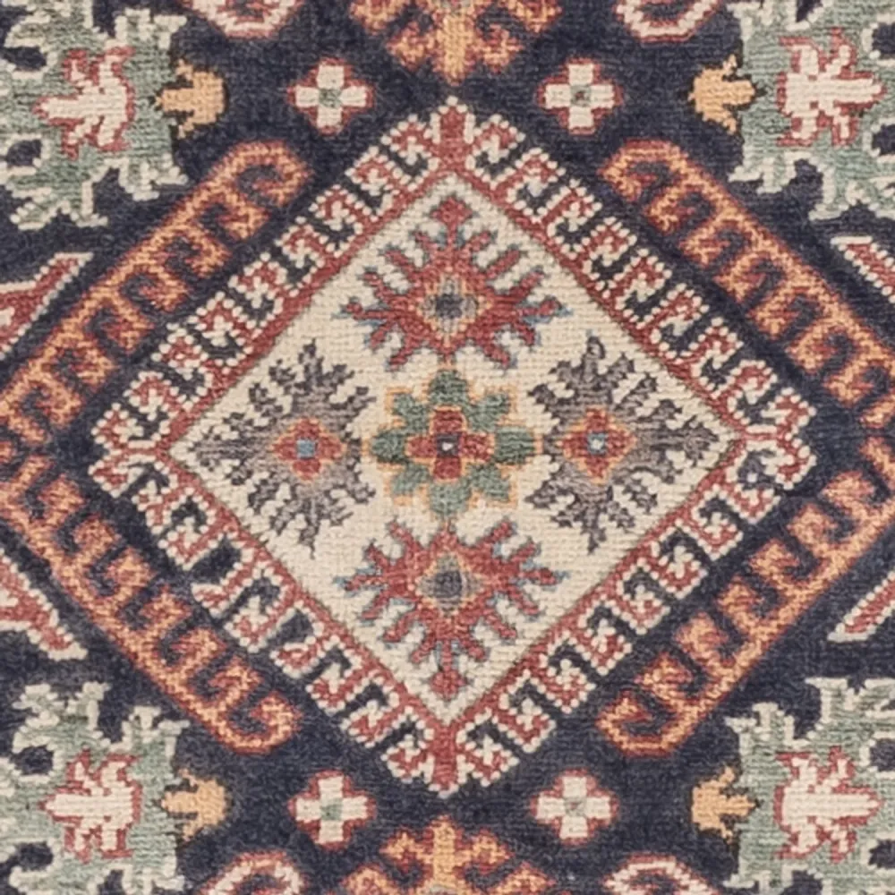 Ziegler Teppe - Kazak - 147 x 99 cm - mørkeblå