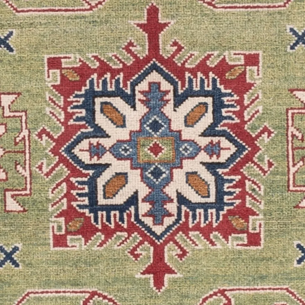 Ziegler Teppe - Kazak - 150 x 101 cm - grønn