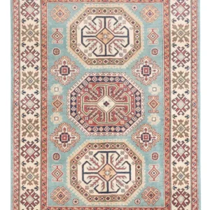 Ziegler Teppe - Kazak - 178 x 120 cm - lyseblå