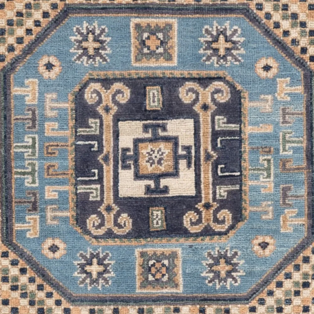 Ziegler Teppe - Kazak - 180 x 117 cm - mørkeblå