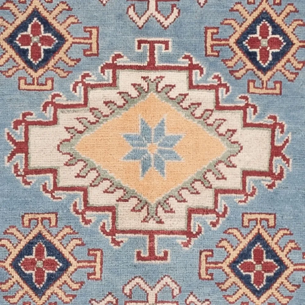 Ziegler Teppe - Kazak - 180 x 120 cm - lyseblå