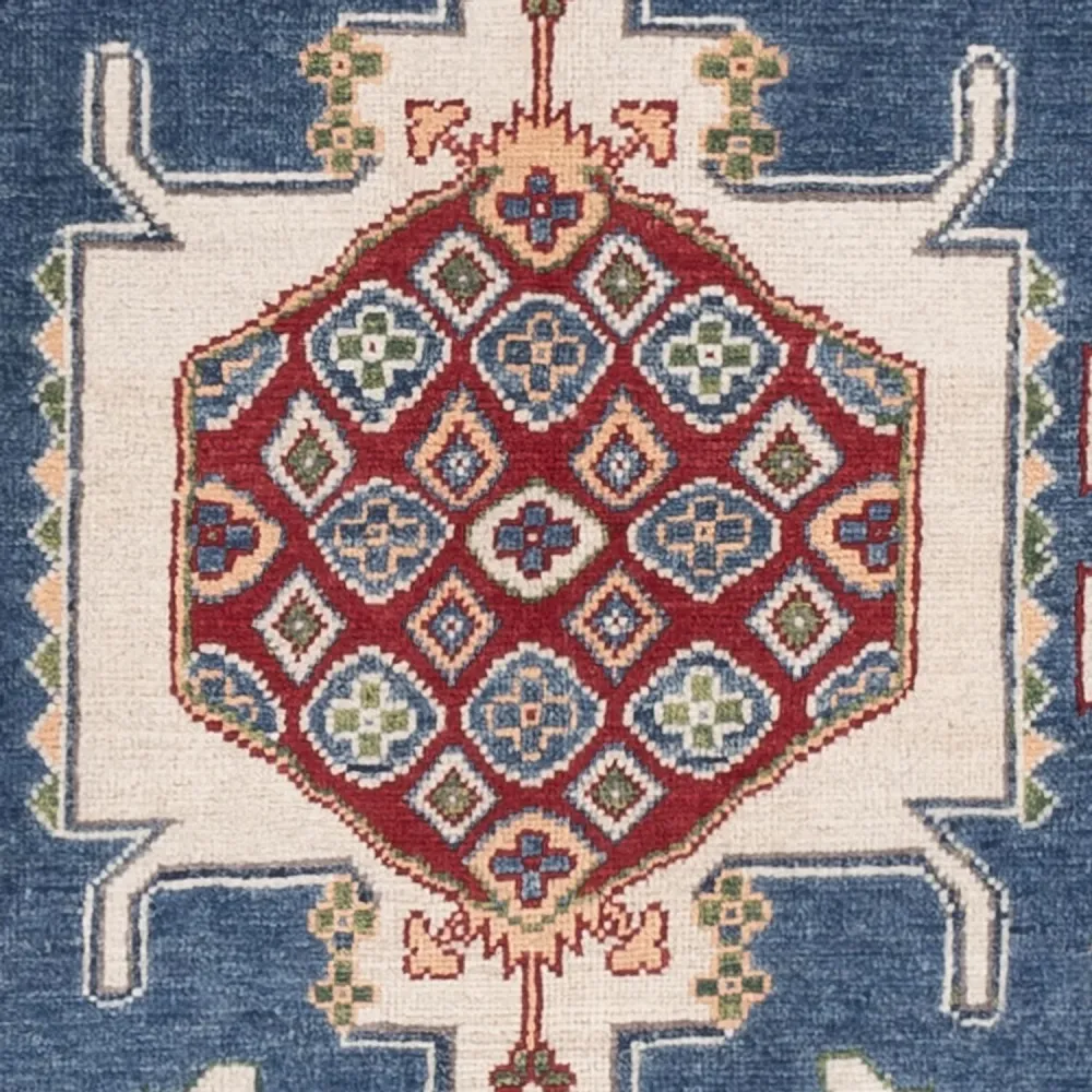 Ziegler Teppe - Kazak - 182 x 120 cm - blå