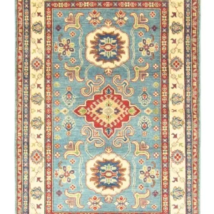Ziegler Teppe - Kazak - 183 x 117 cm - havblå