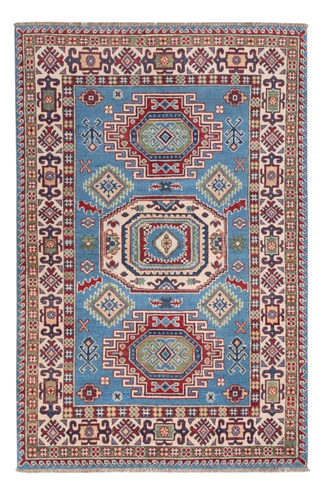 Ziegler Teppe - Kazak - 186 x 120 cm - lyseblå