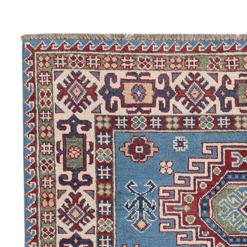 Ziegler Teppe - Kazak - 186 x 120 cm - lyseblå