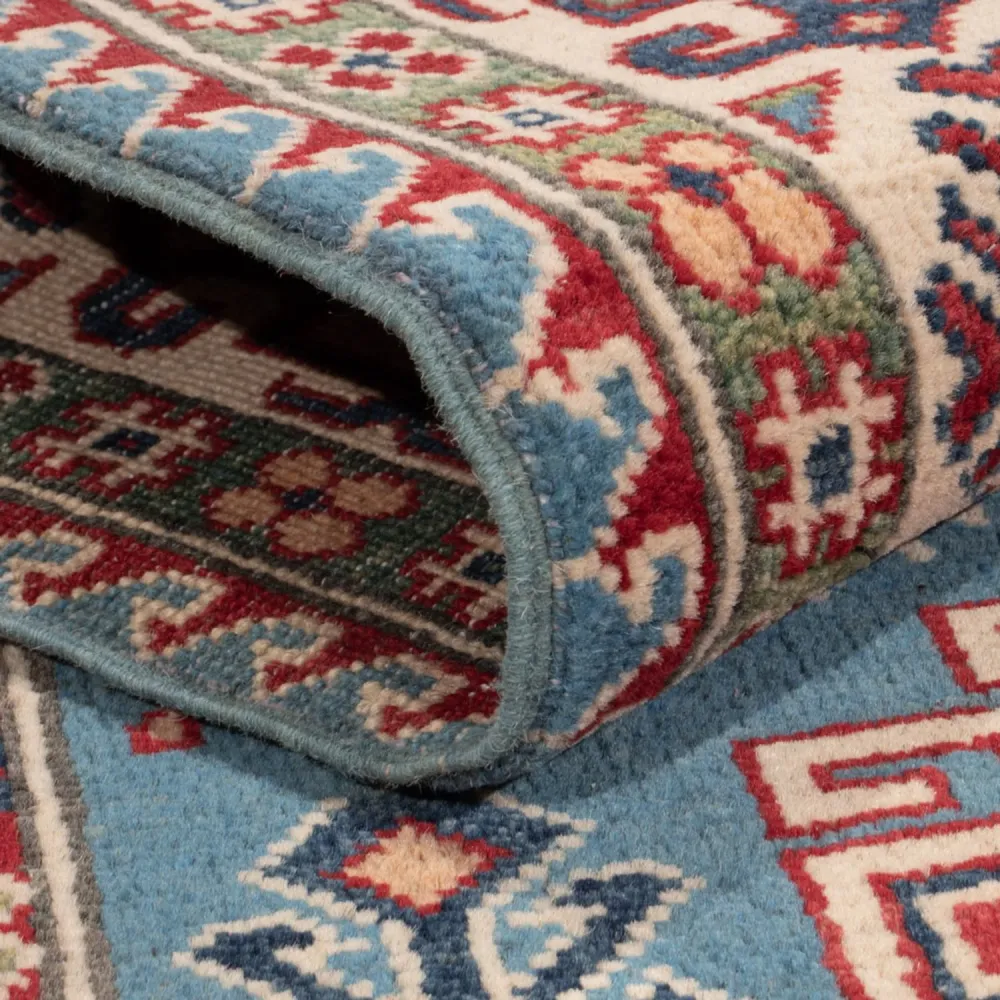 Ziegler Teppe - Kazak - 186 x 120 cm - lyseblå