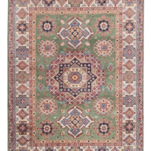 Ziegler Teppe - Kazak - 202 x 150 cm - grønn