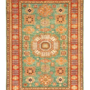 Ziegler Teppe - Kazak - 211 x 150 cm - grønn