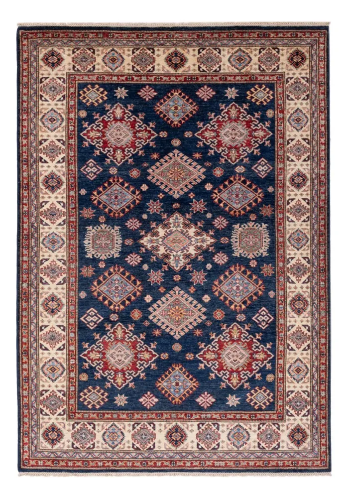 Ziegler Teppe - Kazak - 211 x 152 cm - mørkeblå