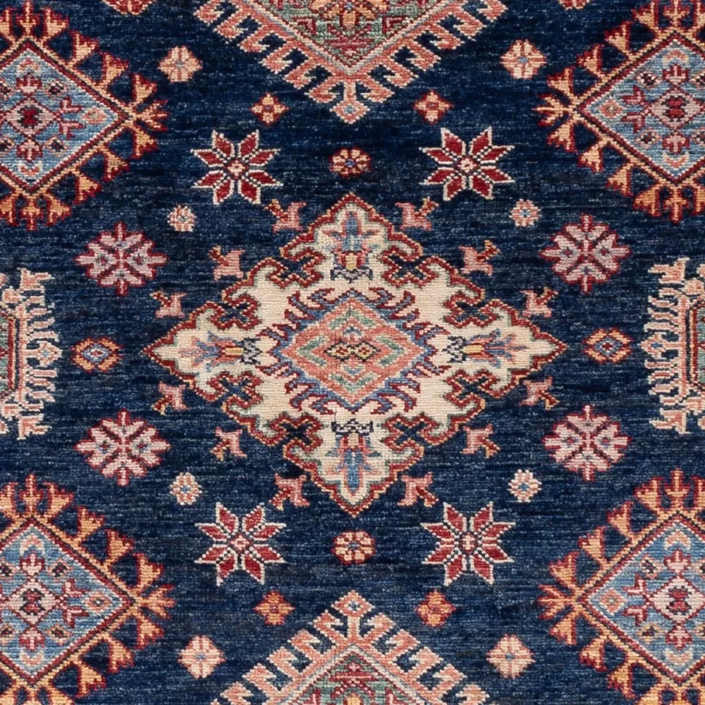 Ziegler Teppe - Kazak - 211 x 152 cm - mørkeblå