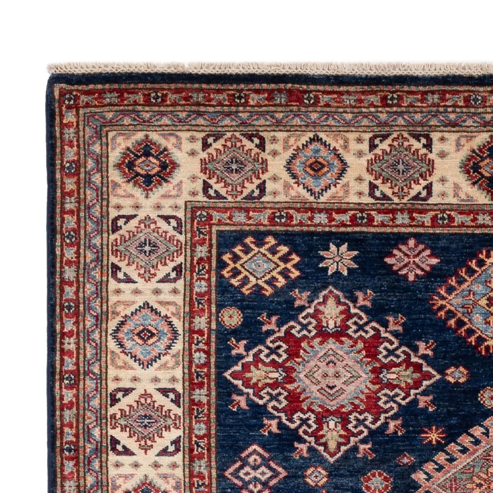 Ziegler Teppe - Kazak - 211 x 152 cm - mørkeblå