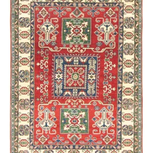 Ziegler Teppe - Kazak - 212 x 146 cm - mørk rød