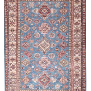 Ziegler Teppe - Kazak - 243 x 170 cm - lyseblå
