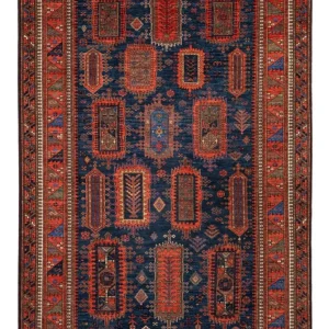 Ziegler Teppe - Kazak - 283 x 184 cm - mørkeblå