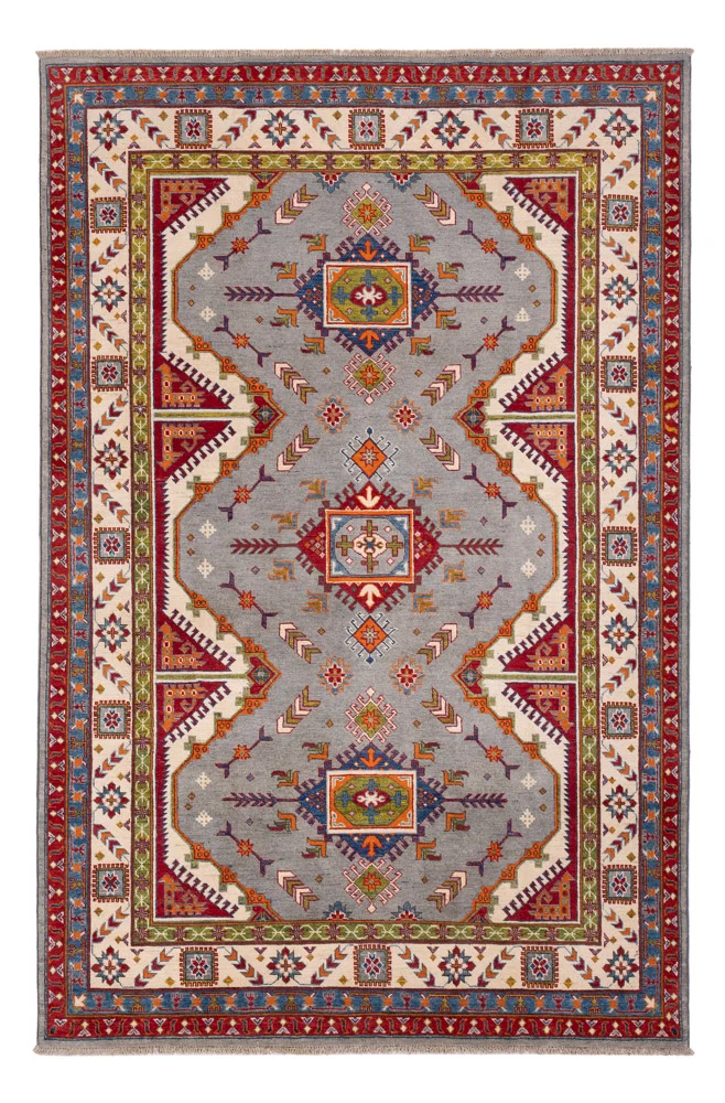 Ziegler Teppe - Kazak - 298 x 200 cm - lyseblå