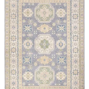 Ziegler Teppe - Kazak - 299 x 201 cm - havblå