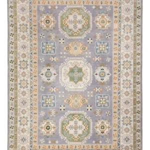 Ziegler Teppe - Kazak - 299 x 203 cm - havblå
