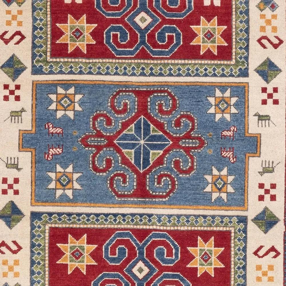 Ziegler Teppe - Kazak - 302 x 197 cm - blå