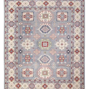 Ziegler Teppe - Kazak - 302 x 246 cm - havblå