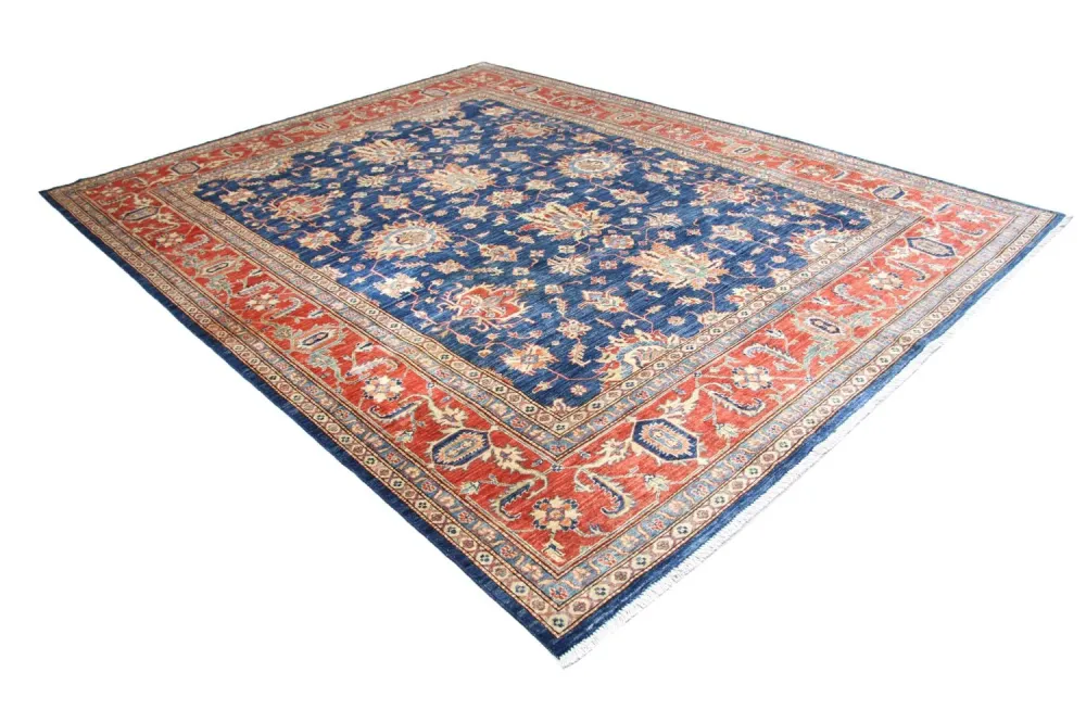 Ziegler Teppe - Kazak - 303 x 246 cm - blå