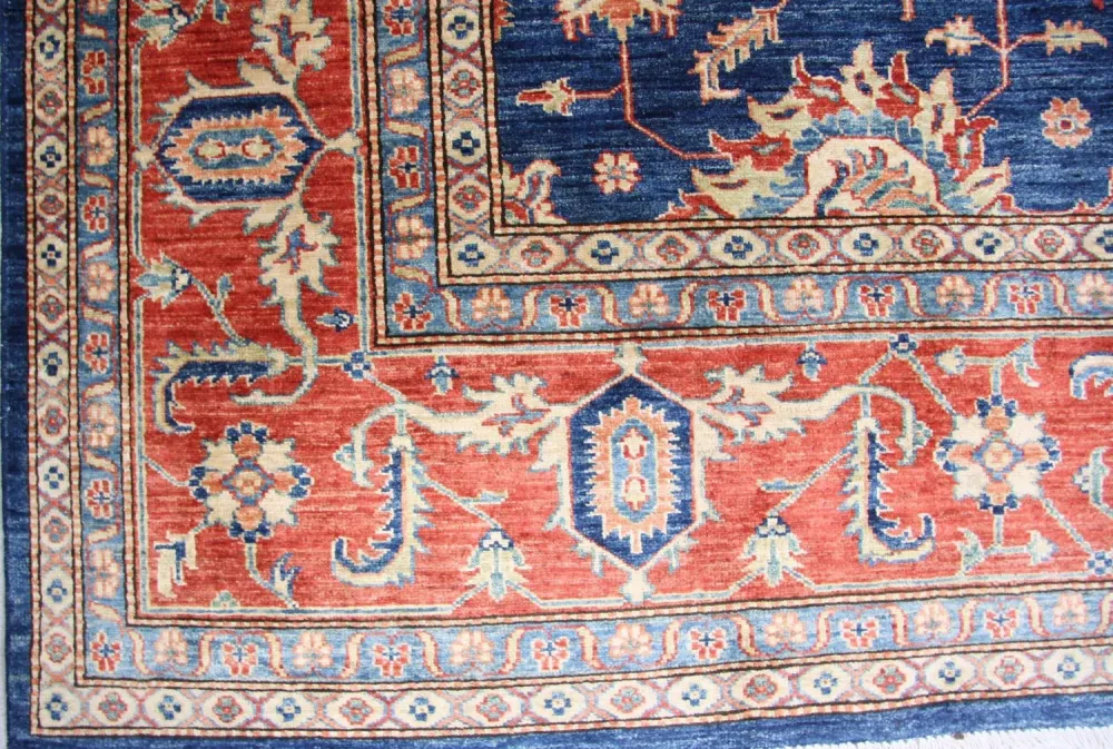 Ziegler Teppe - Kazak - 303 x 246 cm - blå