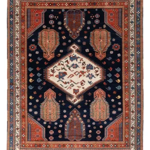 Ziegler Teppe - Kazak - 328 x 247 cm - mørkeblå