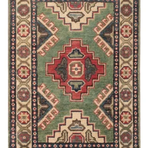Ziegler Teppe - Kazak - 90 x 60 cm - grønn