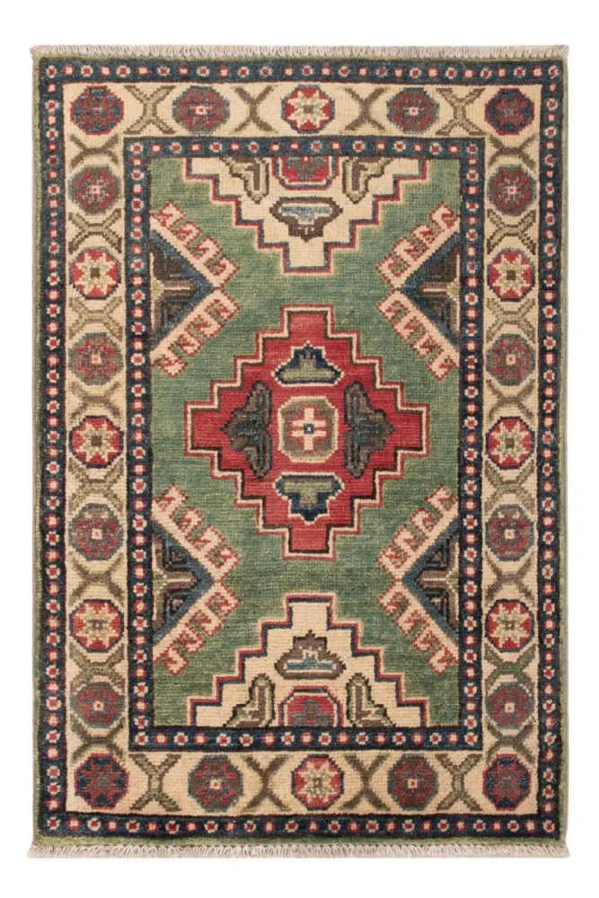 Ziegler Teppe - Kazak - 90 x 60 cm - grønn