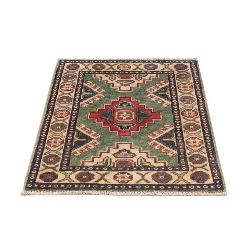 Ziegler Teppe - Kazak - 90 x 60 cm - grønn