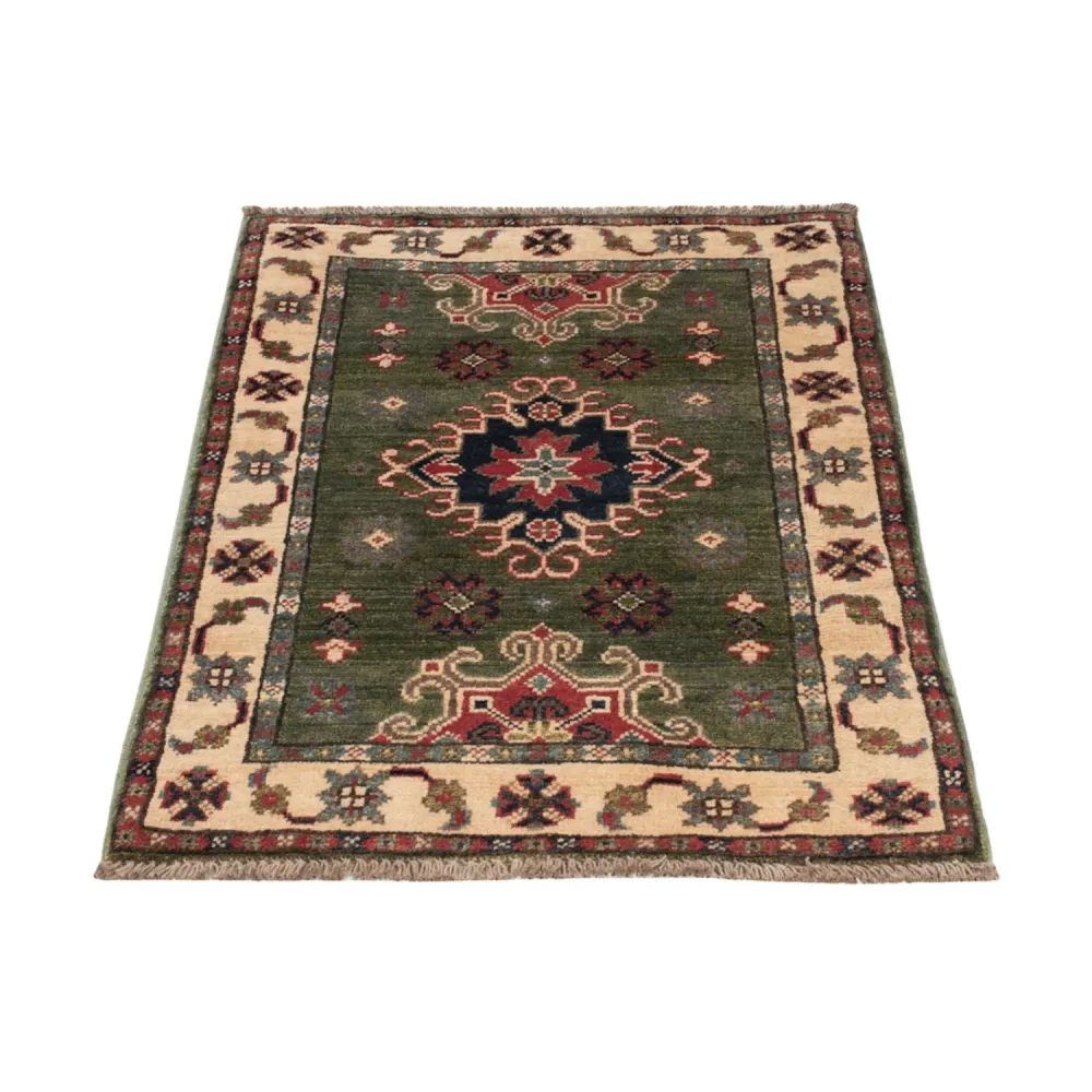 Ziegler Teppe - Kazak - 94 x 60 cm - grønn