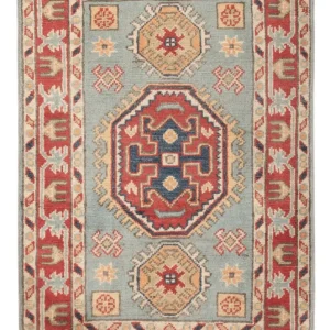 Ziegler Teppe - Kazak - 87 x 58 cm - lyseblå
