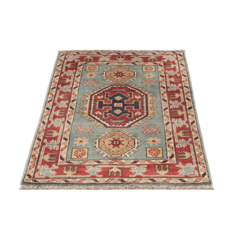 Ziegler Teppe - Kazak - 87 x 58 cm - lyseblå