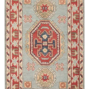 Ziegler Teppe - Kazak - 96 x 60 cm - lyseblå