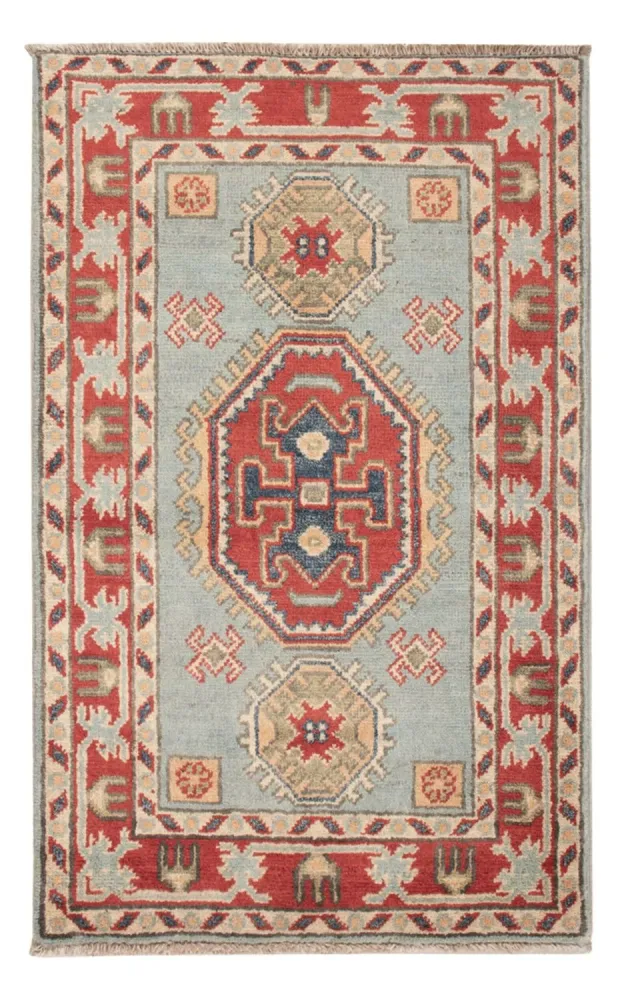 Ziegler Teppe - Kazak - 96 x 60 cm - lyseblå