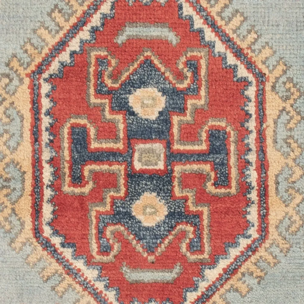 Ziegler Teppe - Kazak - 96 x 60 cm - lyseblå