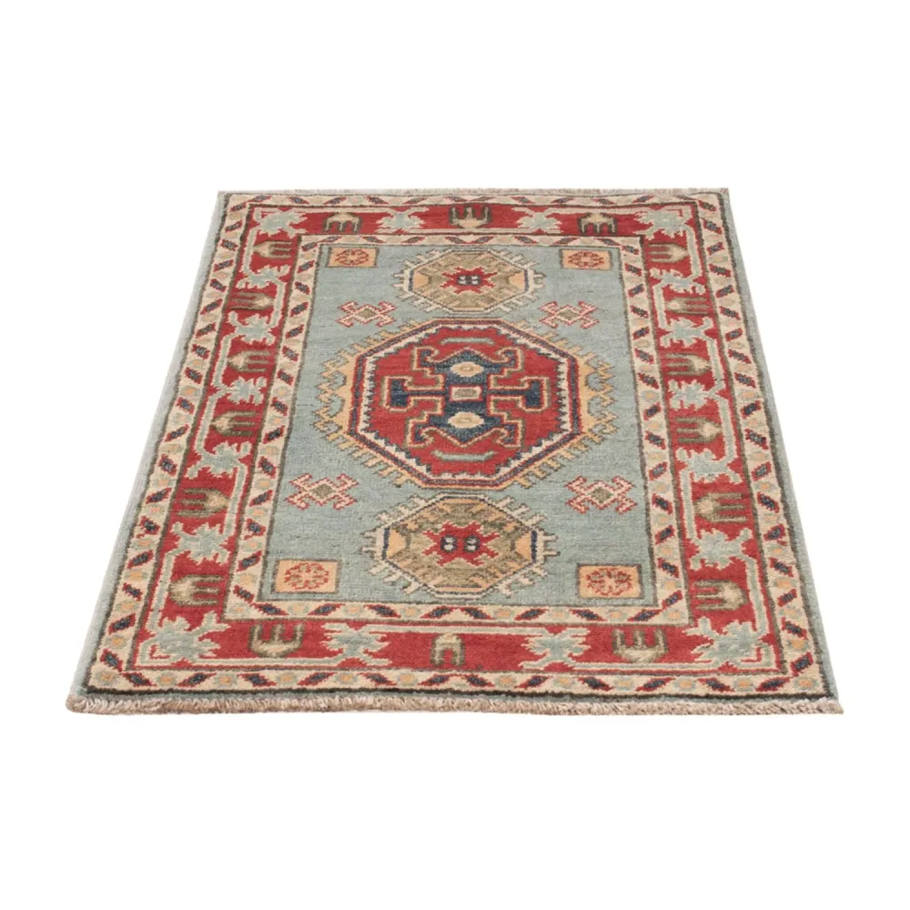 Ziegler Teppe - Kazak - 96 x 60 cm - lyseblå