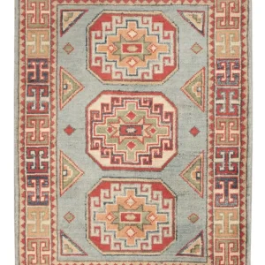 Ziegler Teppe - Kazak - 91 x 62 cm - lyseblå