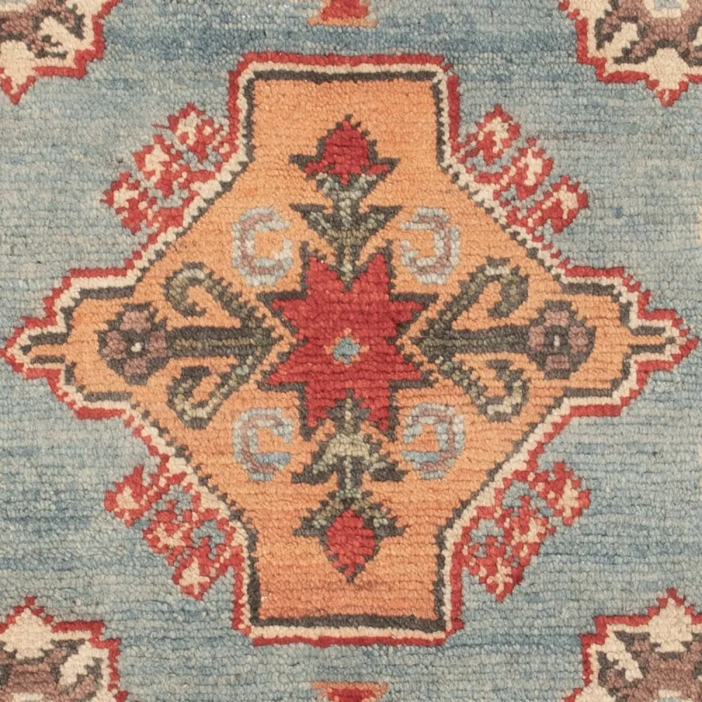 Ziegler Teppe - Kazak - 88 x 59 cm - lyseblå