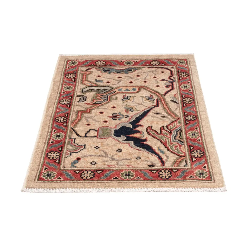 Ziegler Teppe - Kazak - 89 x 60 cm - mørk beige